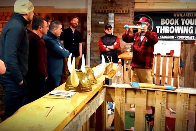 Axe Throwing Open Session (Dublin) 1hr - Arriving at Axe Club in North Wall