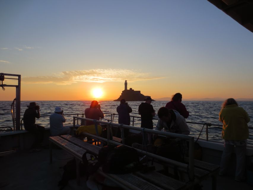 Baltimore Harbor: Sunset Cruise to Fastnet Rock Lighthouse - The three-hour ride and seating choices