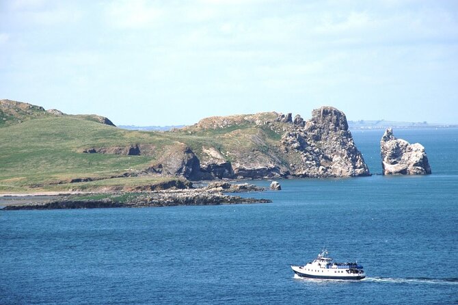 Boat Trip from Howth to Dun Laoghaire - Leaving Howth Harbour and Passing Ireland’s Eye