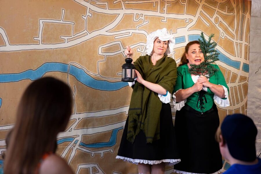Cork: Hysterical Histories, Comedic Dinner Theater Show - Cork history with a plate of dinner