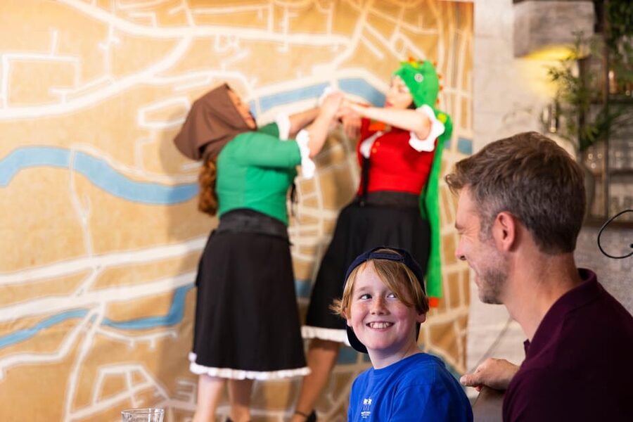 Cork: Hysterical Histories, Comedic Dinner Theater Show - A strong choice for families