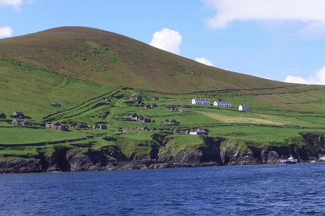 Dingle to Blasket Island Ferry - Rounding Slea Head by ferry