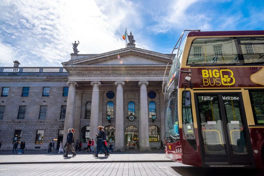 Dublin: Big Bus Hop-On, Hop-Off Tour with Live Guide - St. Patrick’s Cathedral, whiskey, and Guinness
