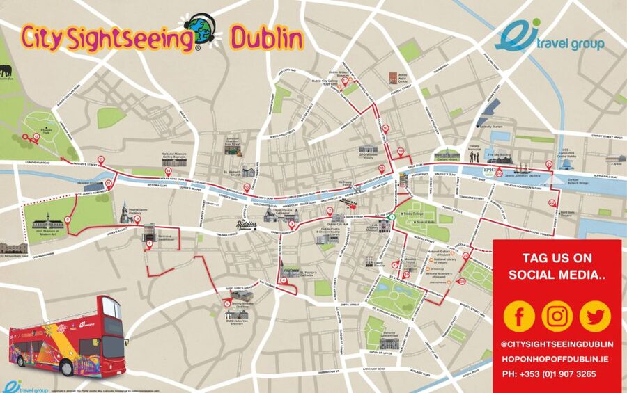 Dublin: City Sightseeing Hop-On Hop-Off Bus Tour - Seeing Dublin from the upper deck