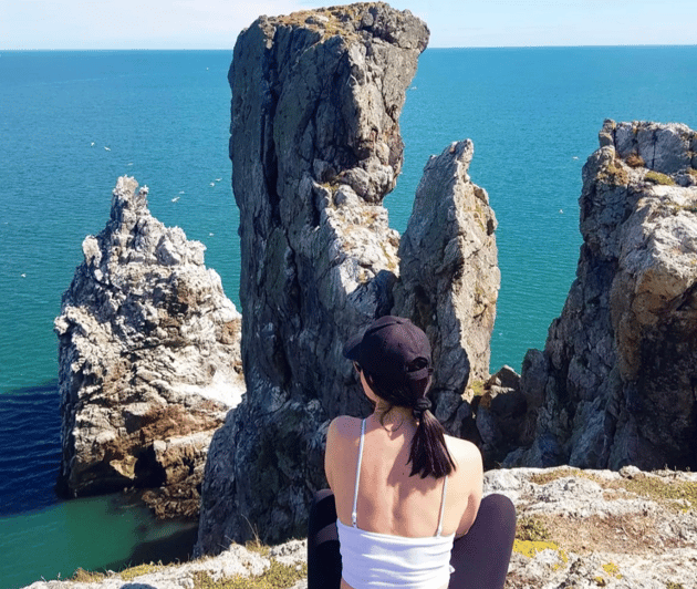 Dublin: Ferry from Howth to Ireland's Eye island - One Hour to Walk, Swim, or Watch Birds
