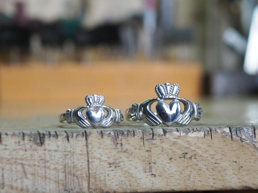 Dublin: Forge Your Own Silver Claddagh Ring Workshop - Turning flat silver into a round ring