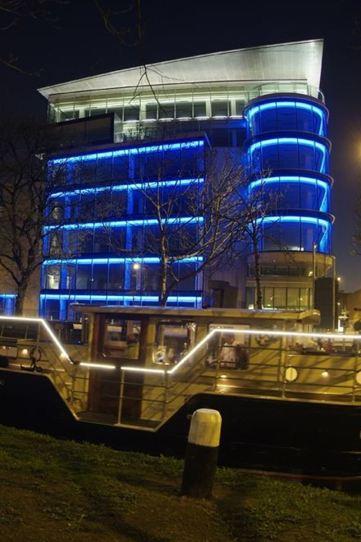 Dublin: Grand Canal Cruise with Dinner - Boarding at Mespil Road