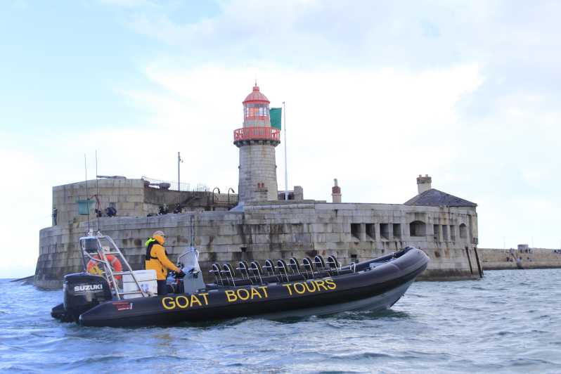 Dublin: History and Wildlife Boat Tour with Live Commentary - Dun Laoghaire Harbour and the first coastal views