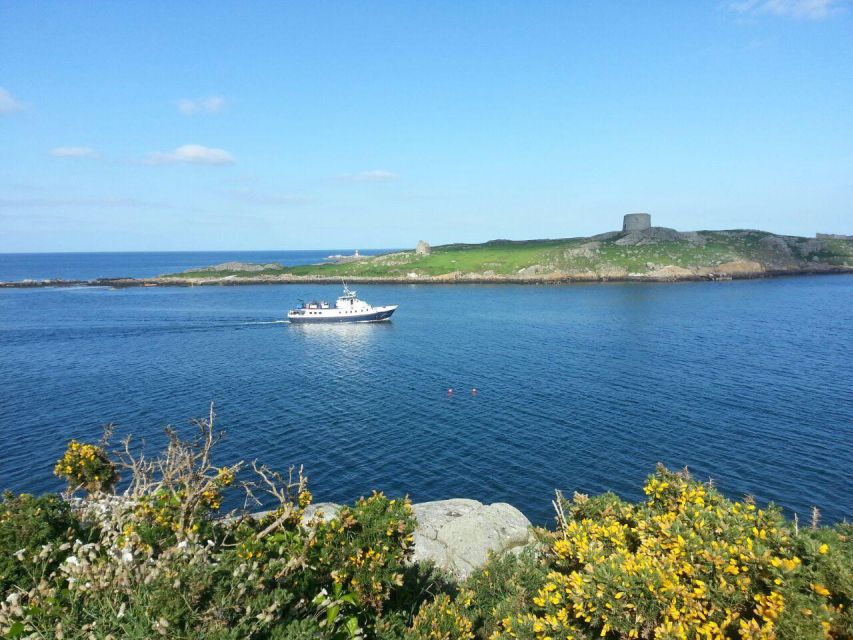 Dublin: Howth Cliffs and Ireland's Eye Boat Cruise - Looking north toward Lambay Island and Malahide