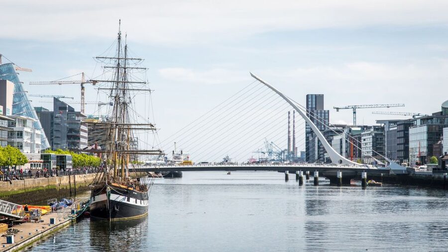 Dublin: Jeanie Johnston Tall Ship Irish Famine History Tour - Starting on the upper deck in Dublin’s North Dock