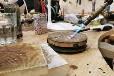 Dublin Jewellery Forge a Hammered Silver Ring: Drury Street