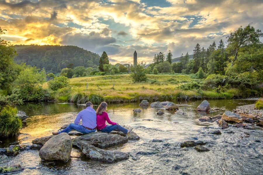 Dublin: Kilkenny, Wicklow & Glendalough Tour & Sheepdog Show - Through the Wicklow Mountains