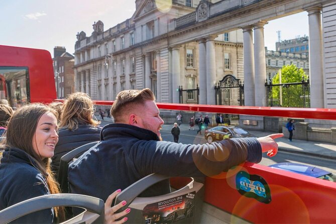 Dublin Shore Excursion: City Sightseeing Hop-On Hop-Off Bus Tour - Commentary, seating, and the practical ride