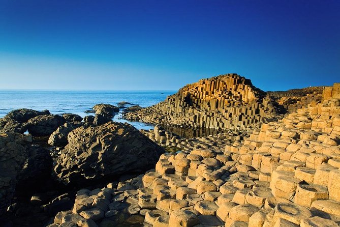 Dublin to Belfast Titanic, Dunluce Castle & Giant's Causeway Tour - The day at a glance
