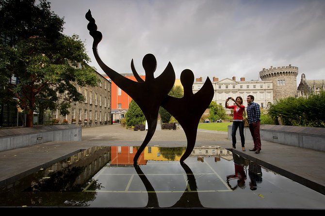 Essential Private Dublin walking tour for up to 6 people - Temple Bar beyond the pub signs