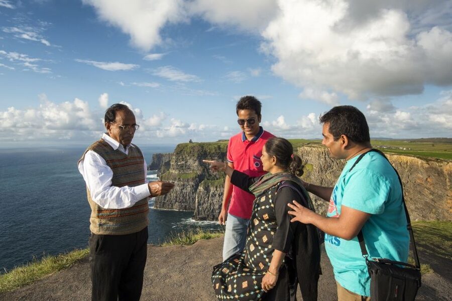 From Dublin: Cliffs of Moher Small Group Tour - The Cliffs of Moher from the top