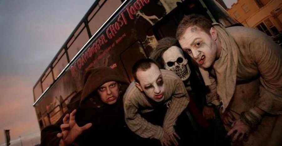 From Dublin: Gravedigger Ghost Bus Tour - St. Audoen’s Church and the darker side of old Dublin