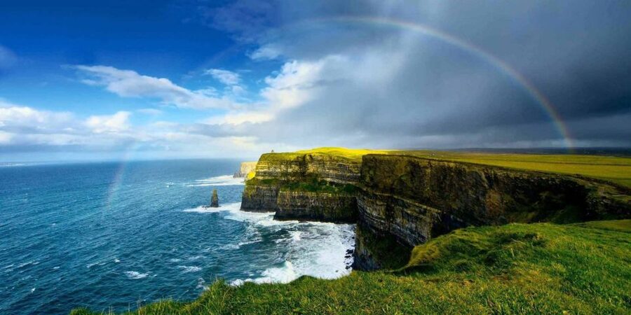 From Galway: 12:00 PM Guided Cliffs of Moher Tour - The Burren ride to the cliffs