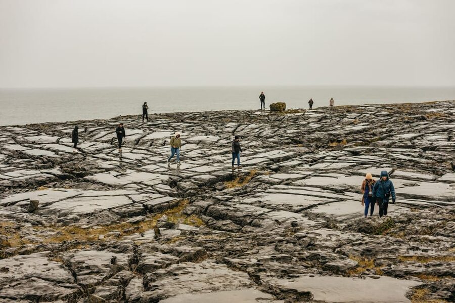 From Galway: Cliffs of Moher and The Burren Guided Day Trip - Kinvara and Dunguaire Castle beside Galway Bay