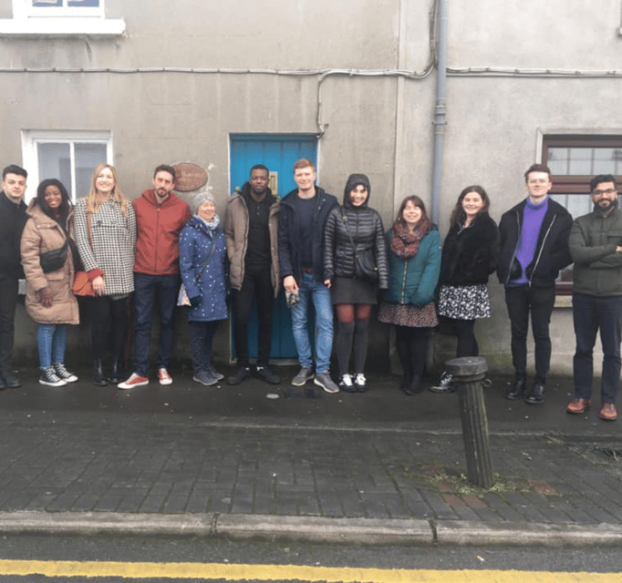 Galway: HerGalway Walking Tour - The Final Journey statue and Lily McAllister