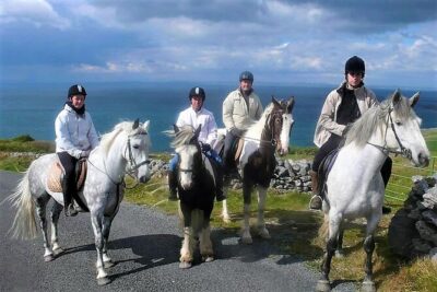 Horse riding – Dirt Trek Trail. Lisdoonvarna, Clare. Guided. 1 hour.