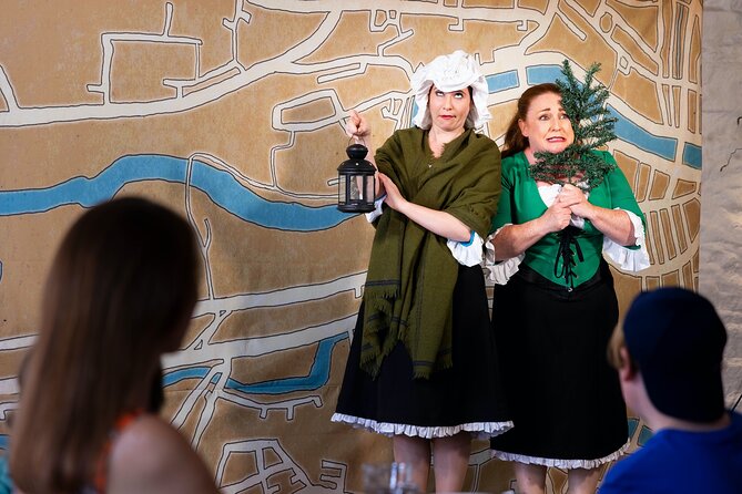 Hysterical Histories Cork Dinner Theatre Show - Dinner: stew, colcannon cakes, and cheesecake