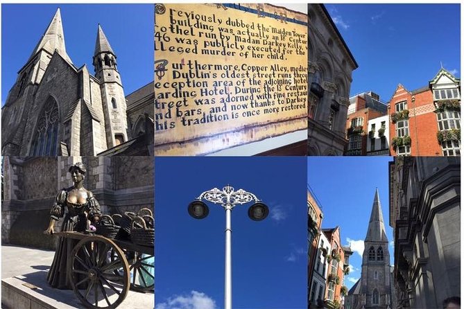 Private (Nearly!) All of Dublin in 5 hours (Walking Tour) - Temple Bar beyond the painted pub signs