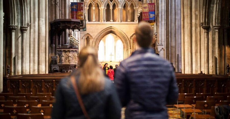 St Patrick's Cathedral: Self-Guided Cathedral Admission - Following Saint Patrick through 39 stained-glass images